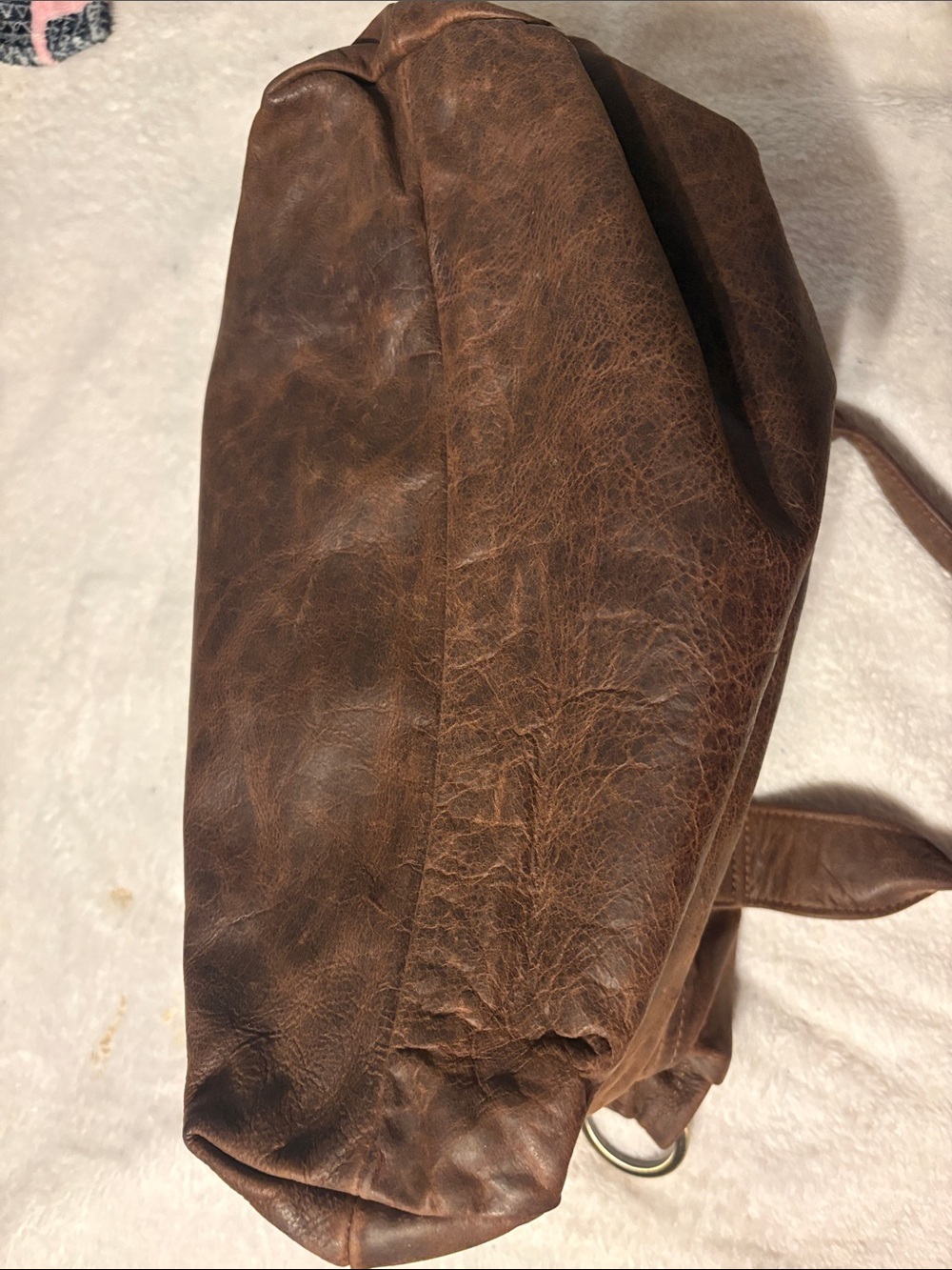 Satchel Brown Leather madray - Picture 5 of 5